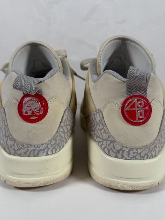 Nike Air Jordan Spizike Sneakers Men Size 13 Brooklyn Low Coconut Milk EUC main image 5